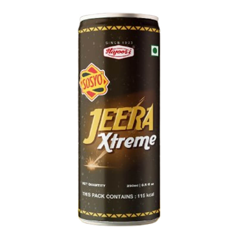 SOSYO Jeera Xtreme 250ml can for UK wholesale trade